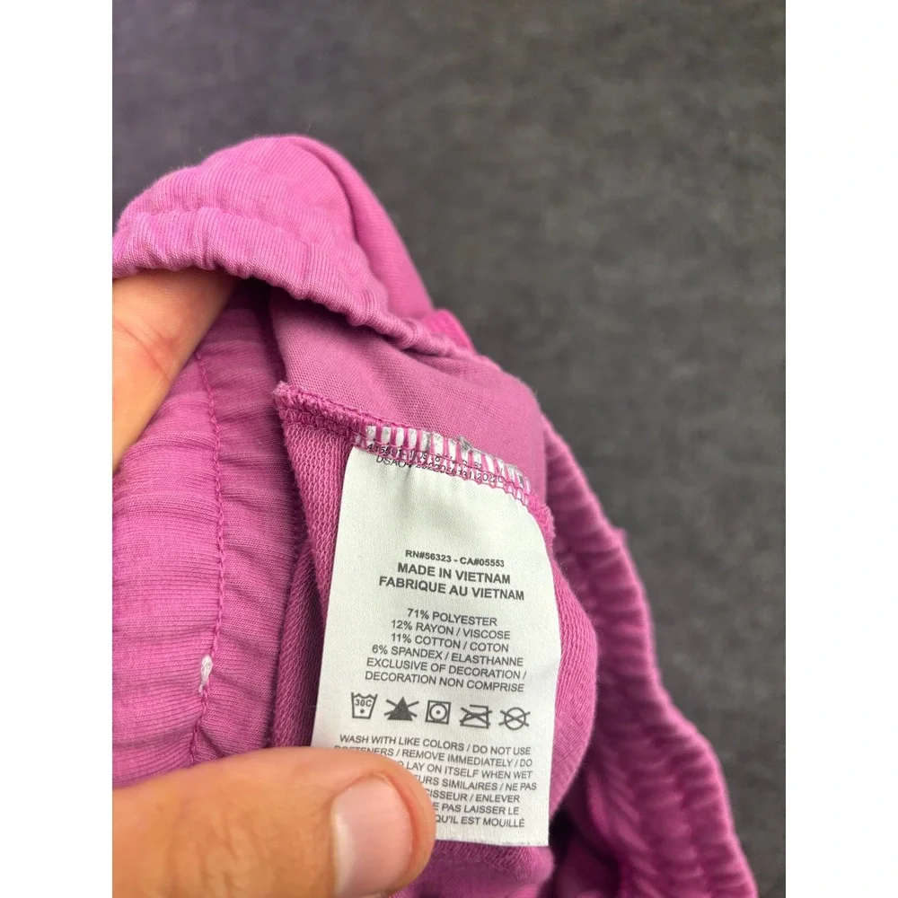 Nike Yoga Dri-FIT Joggers Womens S Pink Sweatpants Tapered Pockets CZ9128-622